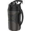Under Armour Half Gallon Water Bottle Insulated, 64oz Insulated Water Bottle with Handle, Sports Water Jug, Fence Hook, Leak Resistant, for Baseball, Football & More - Jet Grey/Black