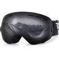 EXP VISION Snowboard Ski Goggles Men Women Youth, Anti Fog OTG Winter Snow Goggles Spherical Detachable Lens