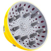 Hairizone Universal Hair Diffuser Adaptable for Blow Dryers with D-1.7-Inch to 2.6-Inch for Curly or Wavy Hair, Pink - Lemon