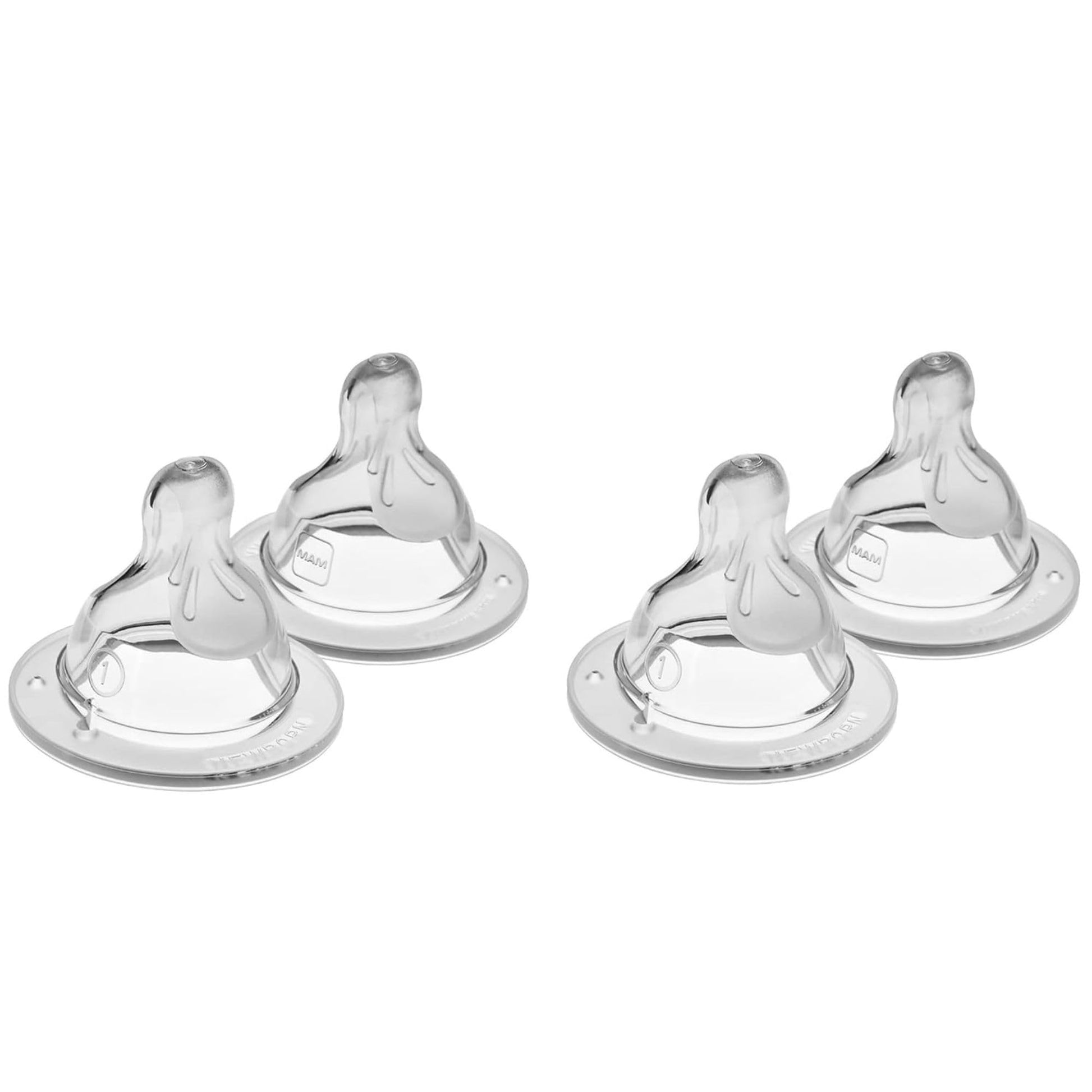 Buy now MAM Baby Bottle Nipples Slow Flow Size 1, for 0+ Month Newborn Babies, Skin Soft BPA Free Silicone, 94% Nipple Acceptance, Fits All MAM Bottles, Developed with Medical Experts, 2 Pack Made in Europe at indiglob india