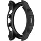 Compatible for Fossil Gen 6 42MM 44MM Case Protective Bumper Cover Case for Fossil Gen 6 Smartwatch Accessories (Gen 6 44MM, Black&Black)