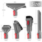 Attachments Tools Kit Compatible with Dyson V15 V12 V11 V10 V8 V7 Cordless Stick Vacuum Cleaner Accessory Replacement Including Flexible Hose, Crevice Tool, Mattress Tool, Stiff Dust Brush