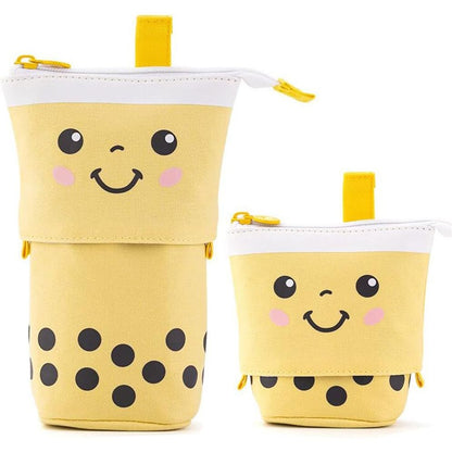 Telescopic Pencil Bag Pen Holder Pop Up Stationery Case, Stand-up Retractable Transformer Bag Standing Organizer, Great for Christmas Holiday New Year Office Bag