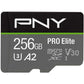 PNY P-SDUX512U3100PRO-GE 512GB PRO Elite Class 10 U3 V30 microSDXC Flash Memory Card - 100MB/s, Class 10, U3, V30, A2, 4K UHD, Full HD, UHS-I, Micro SD
