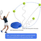 CHEGIF Tennis Trainer Rebound Ball, Solo Training Equipment, Portable Tennis Rebounder Kit, 2 String Balls, Suitable for Beginners Exercise