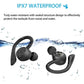 APEKX Wireless Earbuds Bluetooth 5.3: IPX7 Waterproof, Stereo Sound, Built-in Mic, Earbuds for Gym & Workouts, True Wireless Earphones (Black)