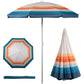 PICNIC TIME 5.5 Ft Portable Beach Umbrella, Lightweight UV Protection Sunshade with Tilt Pole & Carry Bag, Outdoor Canopy Umbrella for Beach, Sand, Pool, Patio, Camping, Travel, or Backyard Shade, (Navy Blue)
