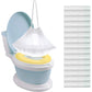 Tebery 100 Pack Portable Potty Chair Liners with Drawstring, Potty Bags Potty Liners Disposable for Baby Toilet Potty Training Seat