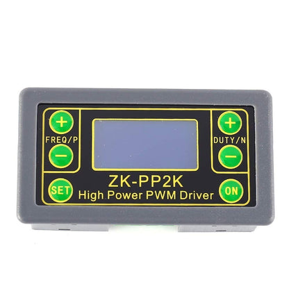 DONGKER PWM Signal Generator,ZK-PP2K LCD Pulse Frequency Cycle Module 1Hz-150KHz LCD Motor Controller