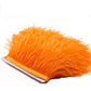 YEQIN 2 Yards Natural & Soft Ostrich Feathers Fringe Trims Ribbon - Used for Dress, Sewing Decoration, Craft Clothing, Boots, Wedding Decoration, DIY, Etc (mistyrose)