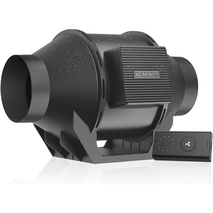 AC Infinity CLOUDLINE A6, Quiet 6” Inline Duct Fan with Speed Controller, EC Motor - Ventilation Exhaust Fan for Heating Cooling Booster, Grow Tents, Hydroponics