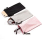 TRIUMPH VISION Soft Eyeglass Pouch 3 Pack - Pouch for glasses Microfiber Screen Cleaning Bag