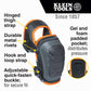 Buy now Klein Tools 60491 Hinged Knee Pads, Heavy Duty Gel Foam Protective Knee Pads with Quick-Fasten Buckle and Thigh Strap, Black at indiglob india