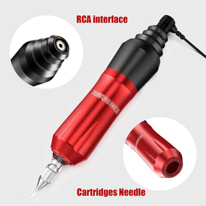 Wormhole WTK080 Tattoo Machine Kit - Rotary Tattoo Pen Kit Complete for Beginners