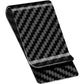MONOCARBON Carbon-Fiber-Money-Clip-for-Men, Minimalist-Money-Holder for Cash, High Elastic Carbon-Fiber-Wallet, Slim and Durable