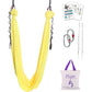 F.Life Aerial Silk Yoga Hammock & Swing for yoga Inversion,Strength training,starter hardware kit