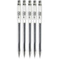 Pilot Hi-Tec-C 05 Gel Ink Pen, Fine Point 0.5mm, Black Ink, LH-20C5, Value Set of 5