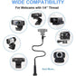 30 Inch Webcam Stand Camera Mount, Upgraded Thick Base Flexible Gooseneck Camera Stand Desk Webcam Mount Clamp for Logitech Webcams C930e C930 C920 C922x C922 Brio 4K C925e C615, Gopro Hero 8 7 6 5 4 - My Store
