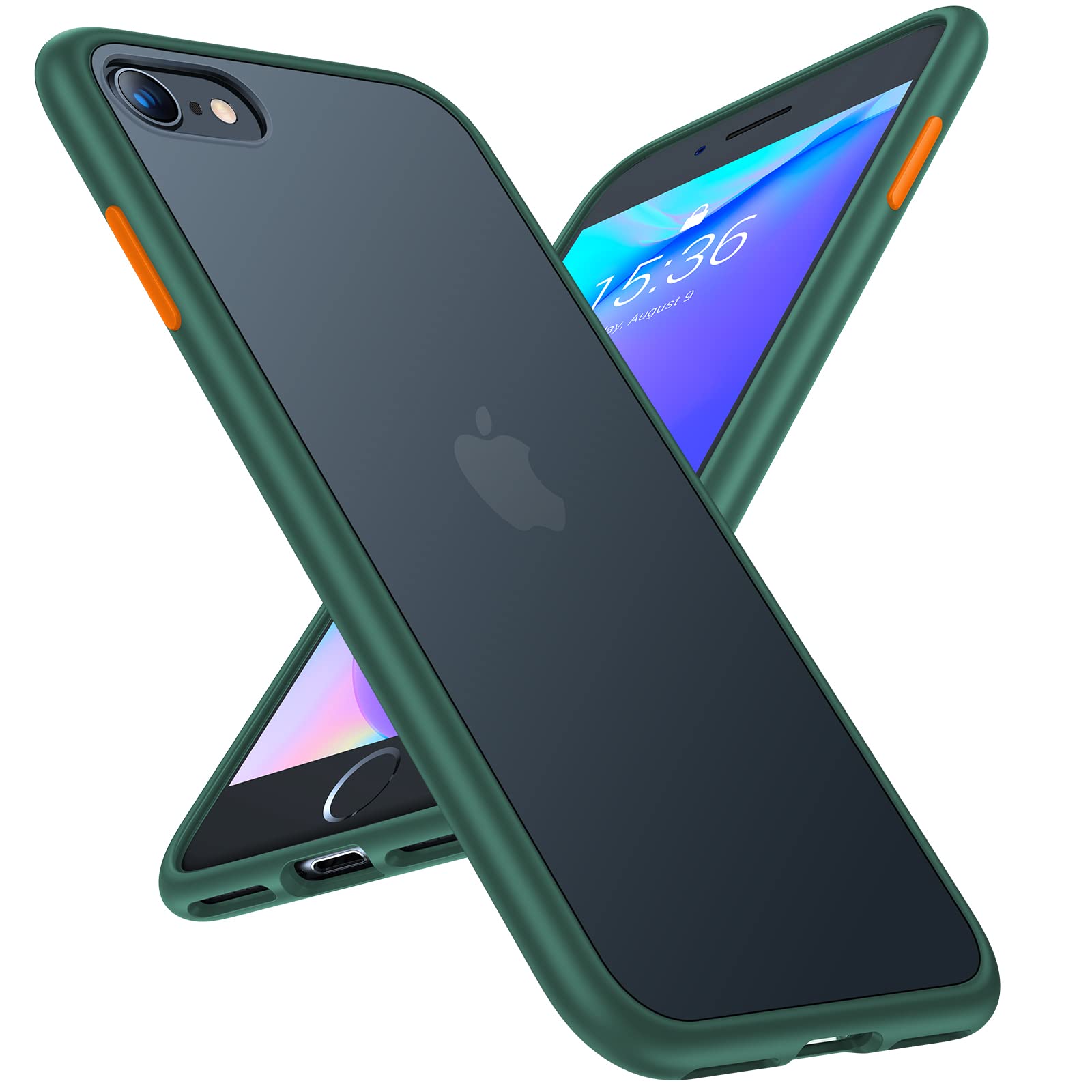 Buy now TORRAS Tough Shockproof for iPhone 13 Pro Case, [Military-Grade Drop Tested] Ultra-Durable Matte Hard PC Back with Soft Silicone Edge Slim Protective for iPhone 13 Pro Phone Case,Translucent Black at indiglob india