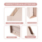 Buy now SUIN 2 Pack Magazine-Holders Magazine File-Organizer-Boxes Sturdy Cardboard Magazine File Folder-Holder for Home/Office Desk Organizer and Decor, Pack of 2, PH201 (Natural Pink) at indiglob india