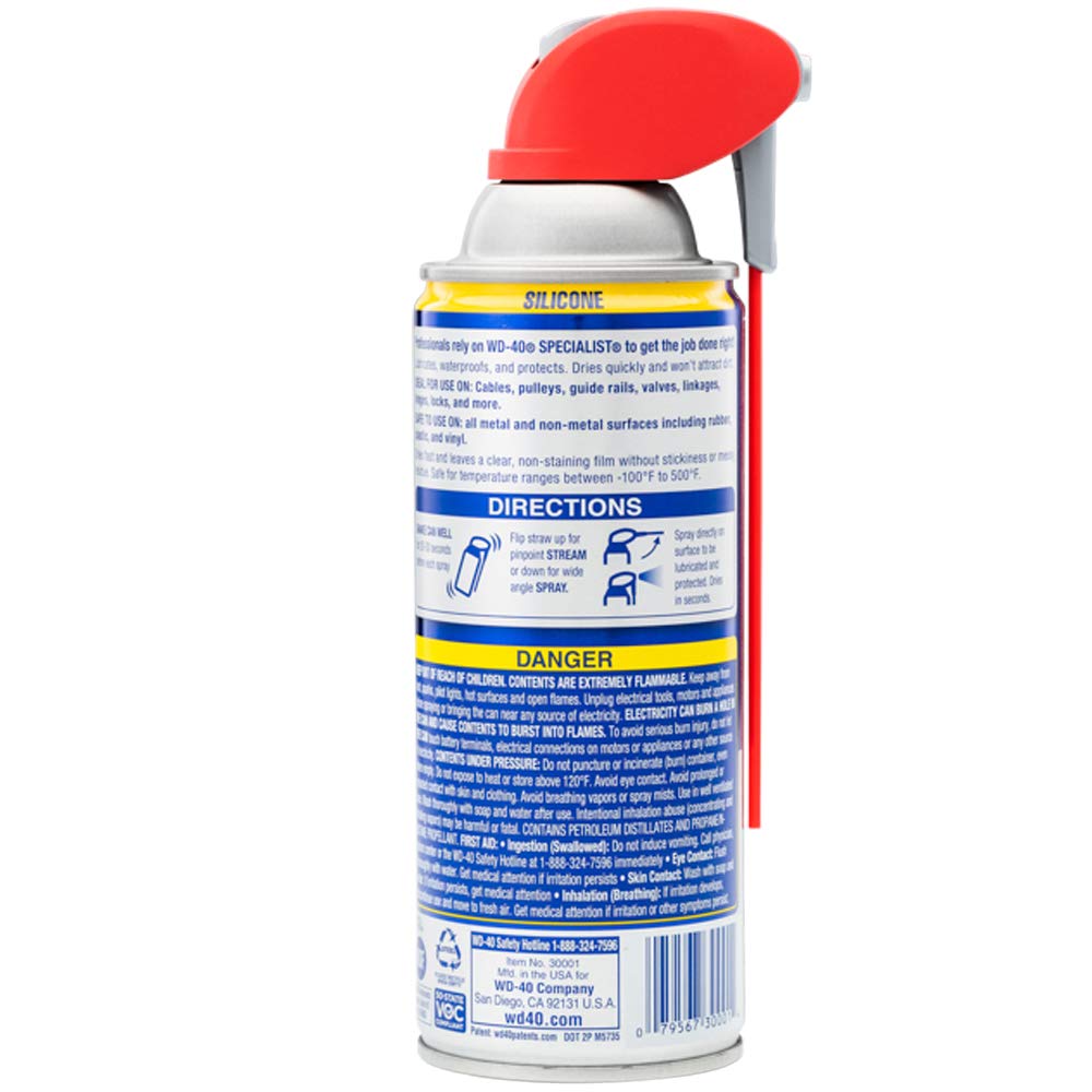 Buy now WD-40 Specialist White Lithium Grease Spray with Smart Straw Sprays 2 Ways, 10 OZ [6-Pack] & Specialist Penetrant with Smart Straw Sprays 2 Ways, 11 OZ at indiglob india