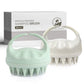 Buy now Sndyi Soft Silicone Scalp Massager for Dandruff Removal and Hair Growth - Wet Dry Scalp Exfoliator Brush for Scalp Care - Beige Green & Beige at indiglob india