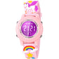 3D Cartoon Waterproof Kids Watches with Alarm - Best Toys Gifts for Girls Age 3-10