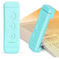 Buy now Glocusent USB Rechargeable Book Light for Reading in Bed, Portable Clip-on LED Reading Light, 3 Amber Colors & 5 Brightness Dimmable, Compact & Long Lasting, Perfect for Book Lovers, Kids Blue at indiglob india