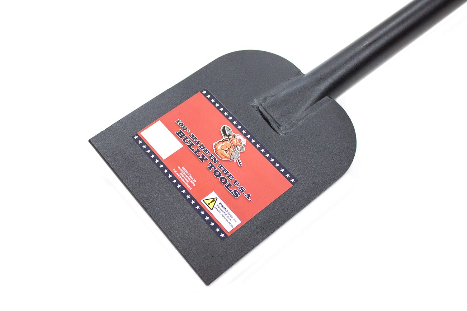 Buy now Bully Tools Heavy Duty Ice Scraper - 11-Gauge All Steel Sidewalk Chopper with Extra Long Handle for Thick Snow Removal - Floor Scraper Tool, Flat Head for Snow Clearing - 100% Made in the USA, 58-Inch at indiglob india