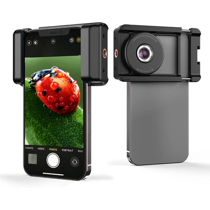APEXEL Phone Macro Lens, 100X Microscope for Android/iPhone Micro Camera with LED Light CPL Handheld Pocket, Compatible with Smartphone Accessories Macro Focus Glass for Gift.