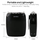 Buy now SHIDU S615 Wireless Voice Amplifier, 10W Portable Mini Amplifier with AUX Connectivity, Rechargeable for Teachers, Tour Guides, Coaches, Yoga Fitness Instructors at indiglob india