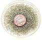 Buy now Miyuki Round Rocaille's Seed Beads Size 15/0 8.2g Duracoat Galvanized Silver 15-4201 at indiglob india
