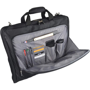 Foldable Carry On Garment Bag Fit 3 Suits, 44-inch Suit Bag for Travel and Business Trips with Shoulder Strap