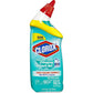 Clorox Toilet Bowl Cleaner, Clinging Bleach Gel, Cool Wave Scent, 24 Ounces