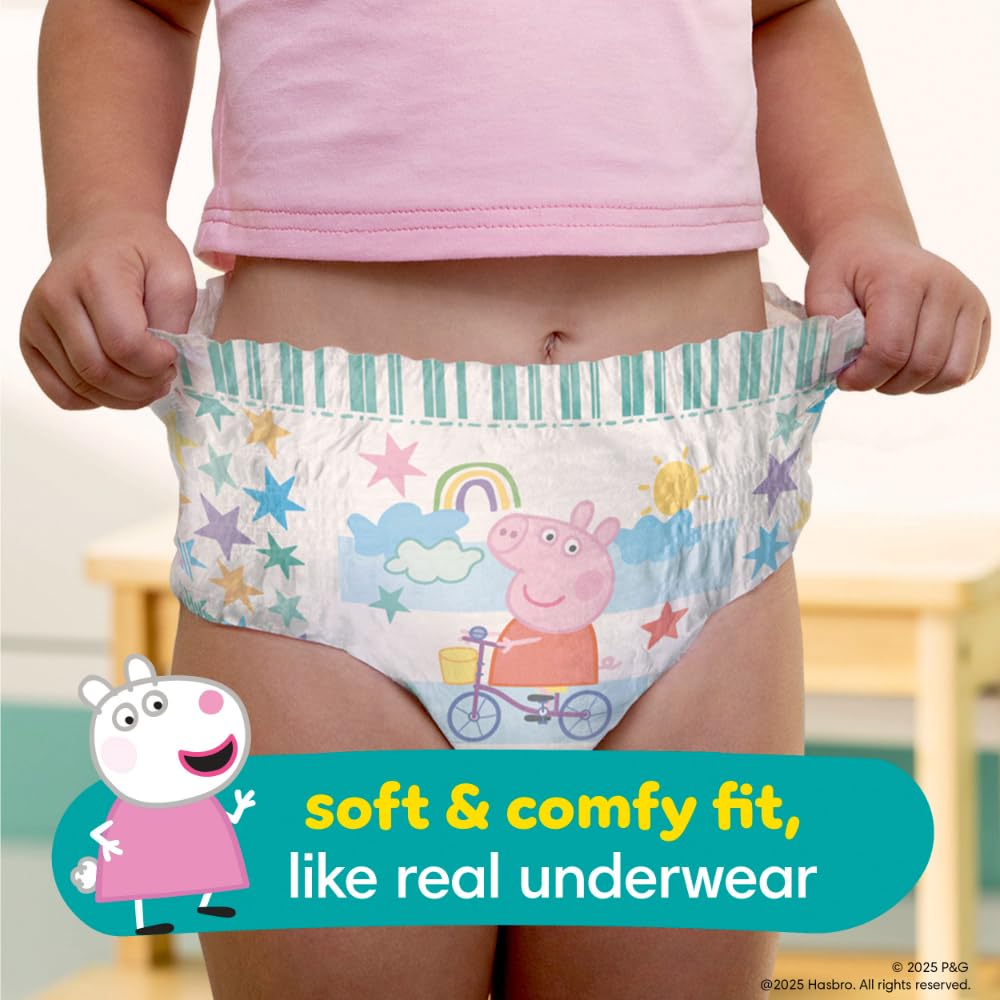 Buy now Pampers Training Pants - Easy Ups Girls & Boys - Size 3T-4T, 22 Count, Peppa Pig Underwear (Packaging May Vary) at indiglob india