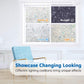 Window Privacy Film, Frosted Removable Glass Covering for Bathroom, Opaque Static Cling Heat Control Door Sticker for Home Office Living Room, Non-Adhesive Matte White (17.5" x 78.7")