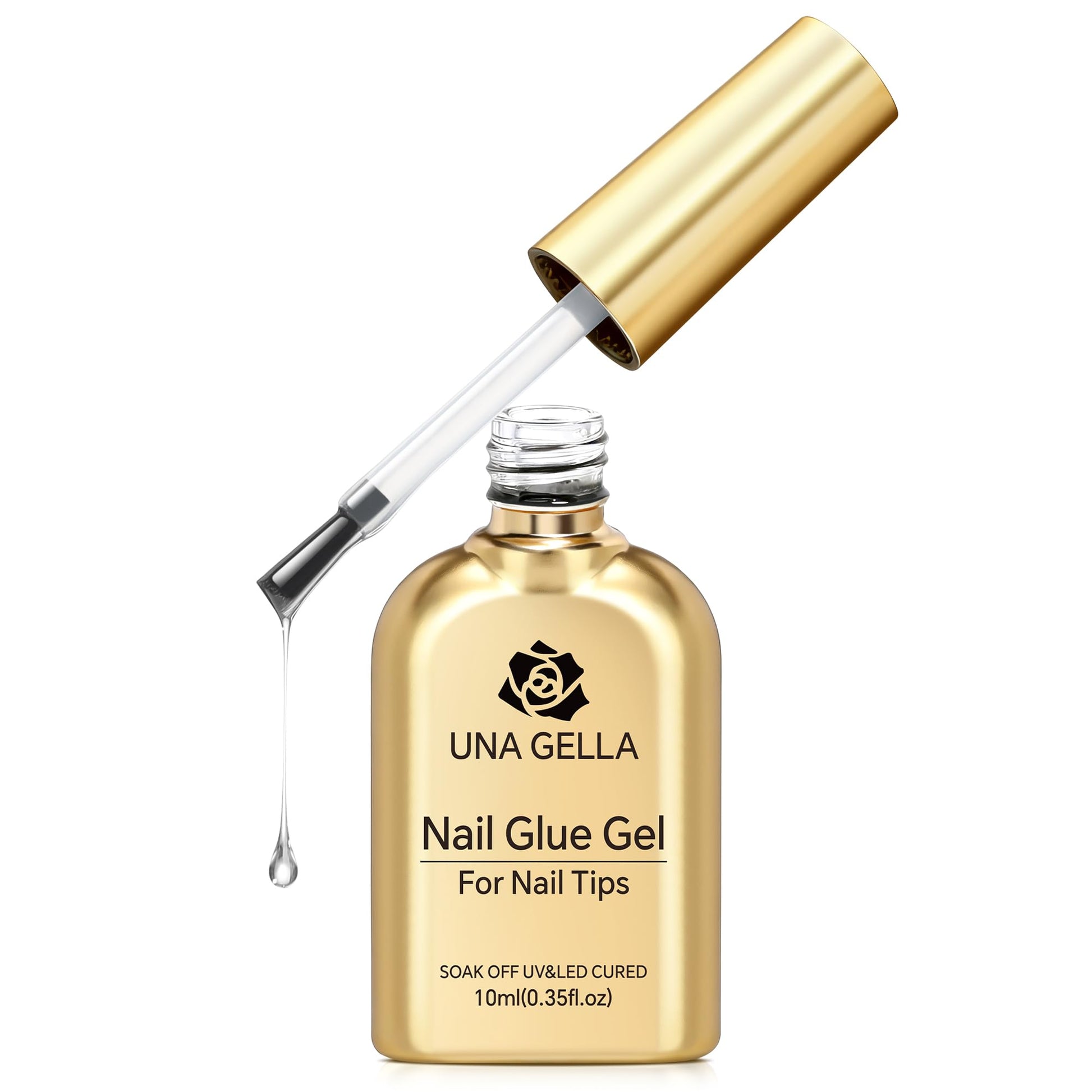 Buy now UNA GELLA Almond Gel Nail Tips, 504PCS Pre Etched Clear Fake Nails Tips Medium Almond Shape - 12 Sizes Full Cover Soft Acrylic Press On Nail Extensions No C Curve Gift for Diy at Home Nail Glue lamp curd 10ml at indiglob india