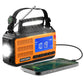 Buy now FosPower NOAA Emergency Weather Radio A1 7400mWh Portable Power Bank, AM/FM, USB/Solar/Hand Crank Charging, Battery Operated, SOS Alarm & Flashlight for Indoor/Outdoor Emergency - Orange Model D8 Orange at indiglob india