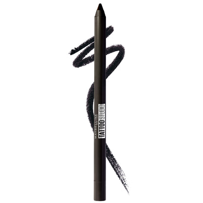 Buy now Maybelline TattooStudio Long-Lasting Sharpenable Eyeliner Pencil, Glide on Smooth Gel Pigments with 36 Hour Wear, Waterproof, Deep Onyx, 1 Count at indiglob india