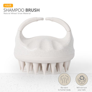 Buy now Sndyi Soft Silicone Scalp Massager for Dandruff Removal and Hair Growth - Wet Dry Scalp Exfoliator Brush for Scalp Care - Beige at indiglob india