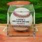 BallQube Baseball Display Case with Stand, UV Protection, Autograph Memorabilia Holder, Clear Cube for Official Size Ball - 6 Pack