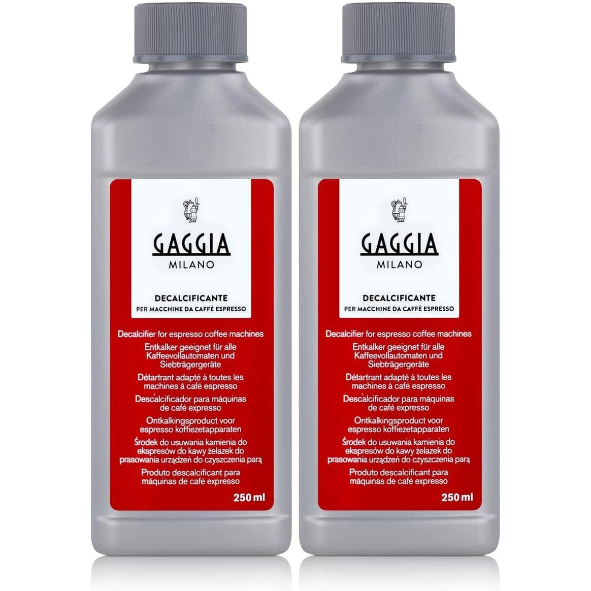 Gaggia Decalcifier Descaler Solution 250ml (2 Bottles)