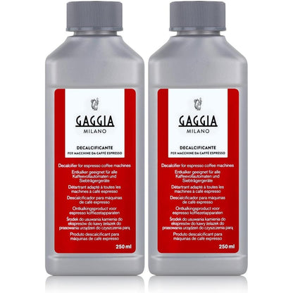Gaggia Decalcifier Descaler Solution 250ml (2 Bottles)