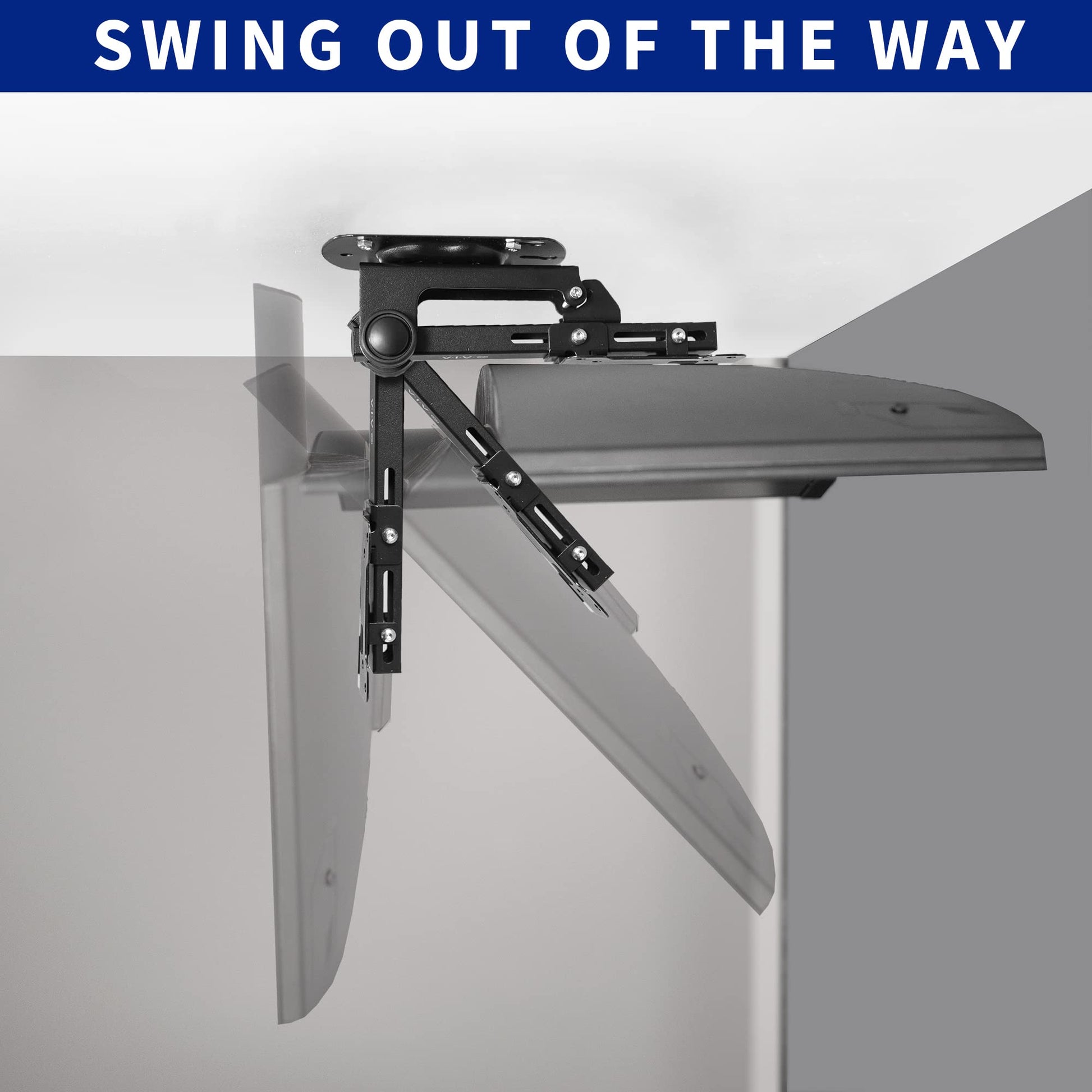 Buy now VIVO MOUNT-M-FD27 Manual Folding Ceiling Mount for 13-27 inch Flat Screens, Tilt Roof, Under Cabinet Mount for LCD TVs and Monitors at indiglob india