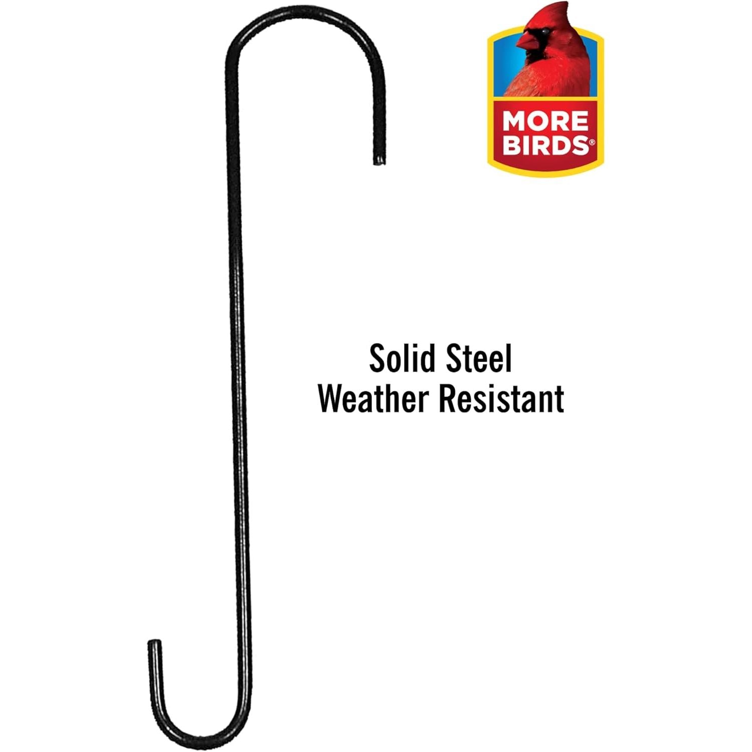 Buy now More Birds 12-Inch Extension Steel Hook, Windchimes at indiglob india
