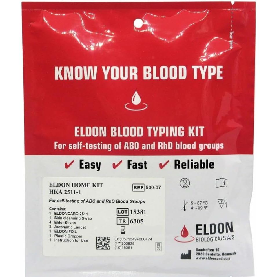 D'Adamo Personalized Nutrition Home Blood Type Testing Kit