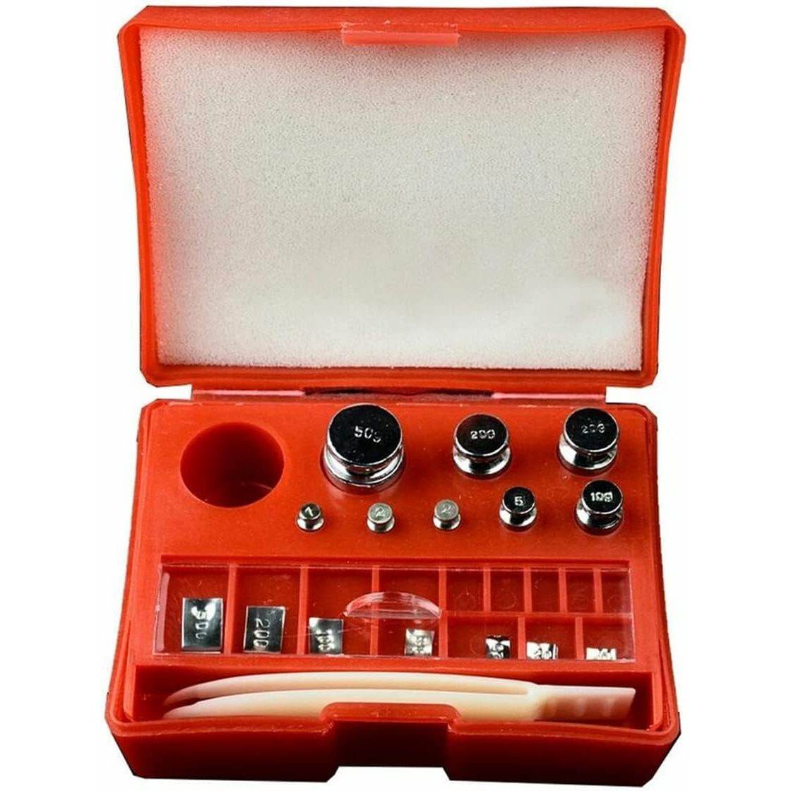 Class M2 14-Piece Small Calibration Weigh Kit Carbon Steel with Chrome Finish - Red - American Weigh Scales - My Store
