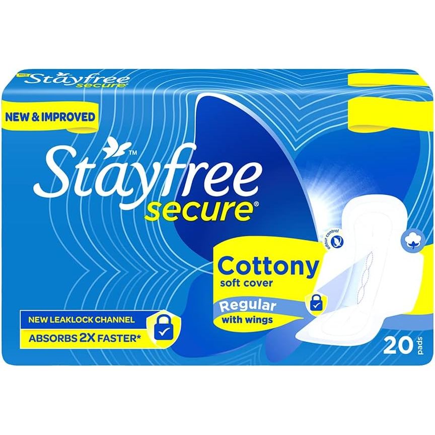 Stayfree Secure Cottony Wings (20 Count)