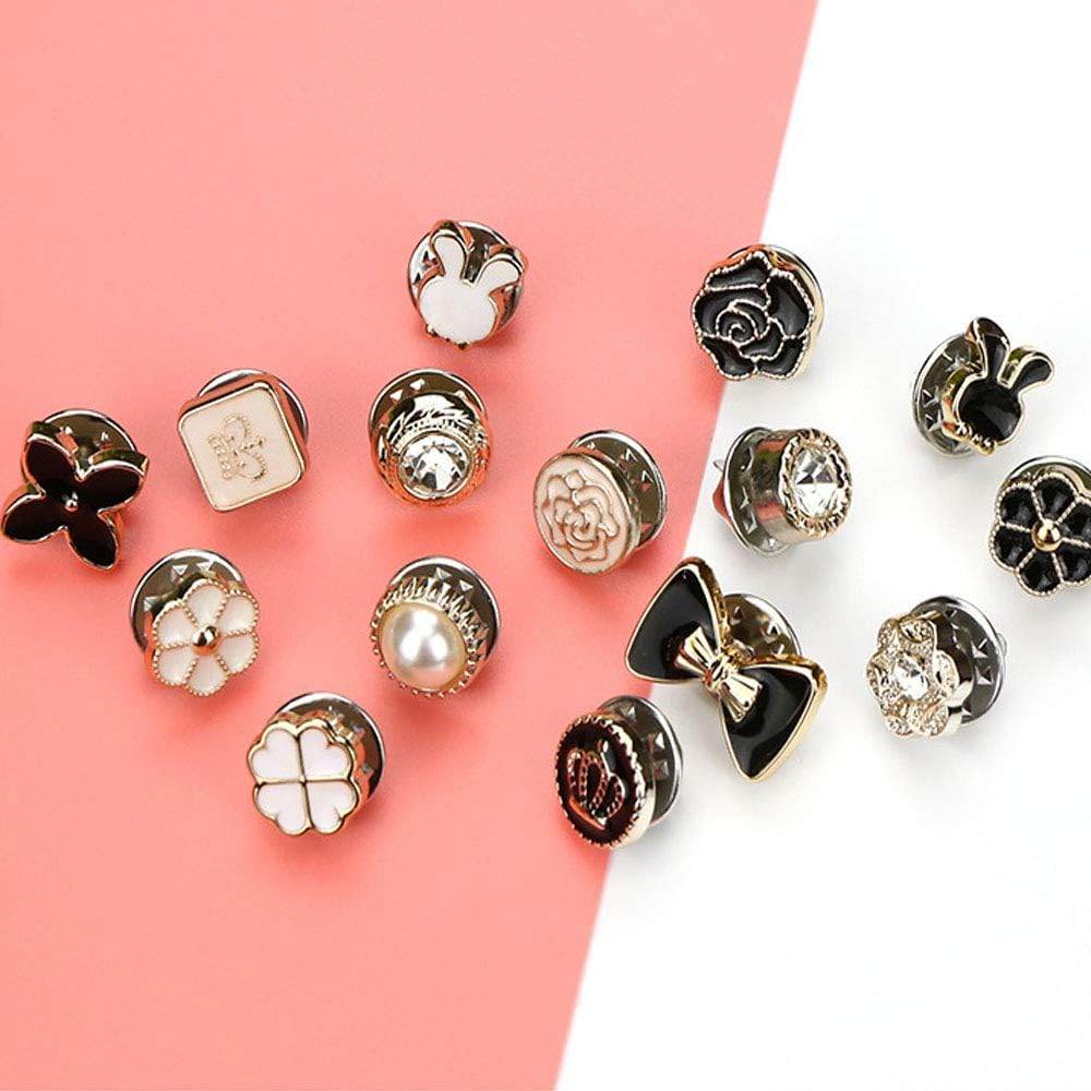 40 Style Cute Enamel Lapel Pin Set,Mini Brooch Pin Badges Cover Up Buttons for Women Shirts,Dresses,Cardigan Collar Safety Pins,Junk Charms Accessories Supplies DIY Crafts - My Store