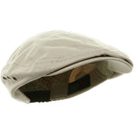 Buy now Washed Canvas Golfing Beret Ivy Ascot Cabbie Cap Stone at indiglob india